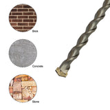 Bit can drill through most masonry applications; brick, concrete, stone, etc