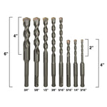 concrete bit set carbide tipped