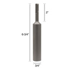 3/4" ground rod driver bit